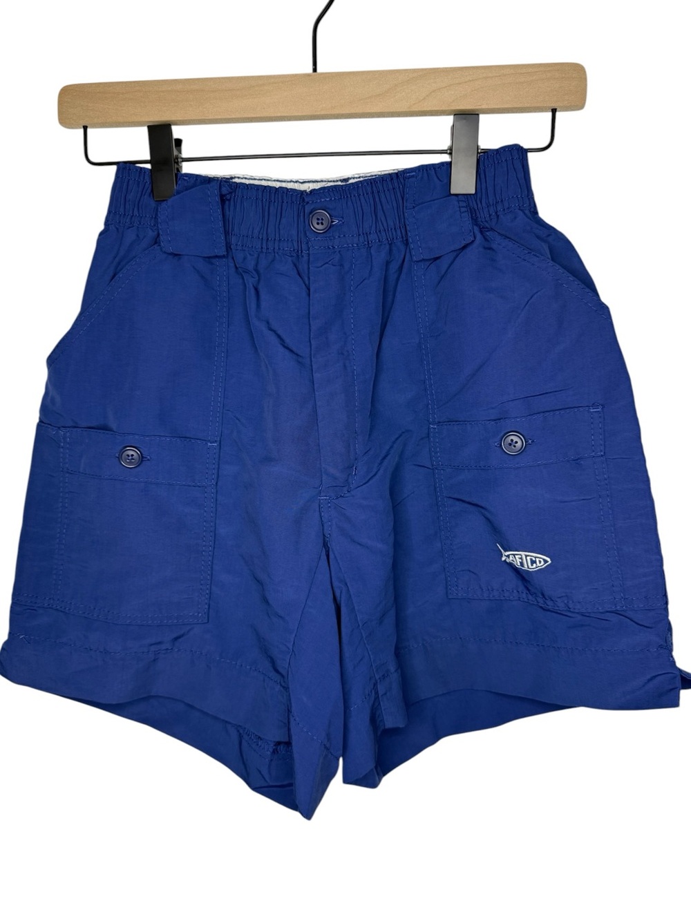 AFTCO Dark Blue Men's Fishing Shorts Size 28 with 6”inseam